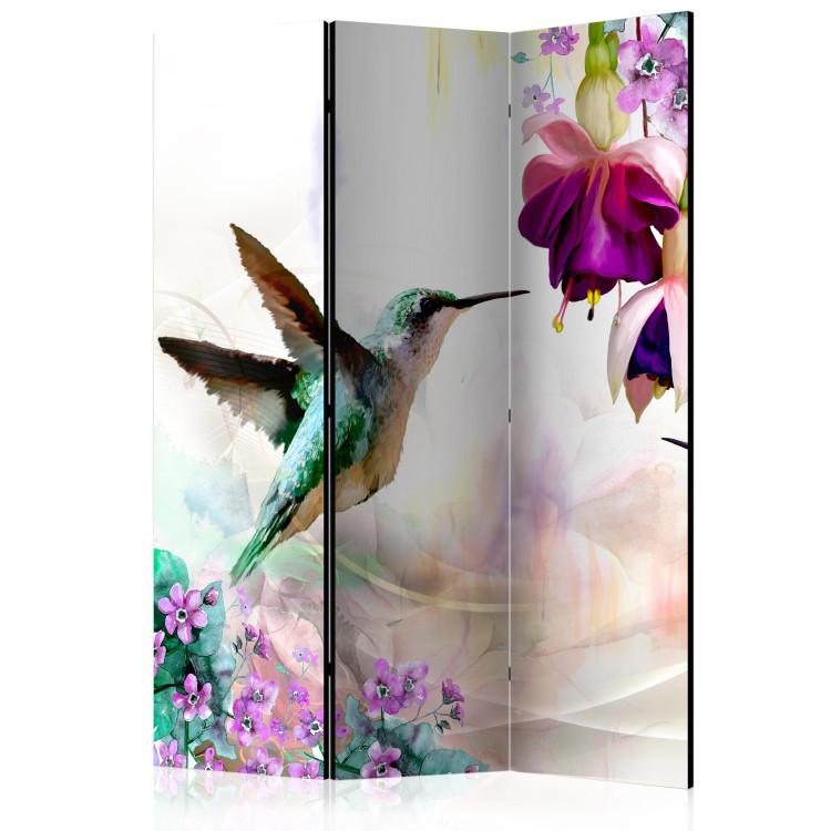 Paravento Hummingbirds and Flowers [Room Dividers]