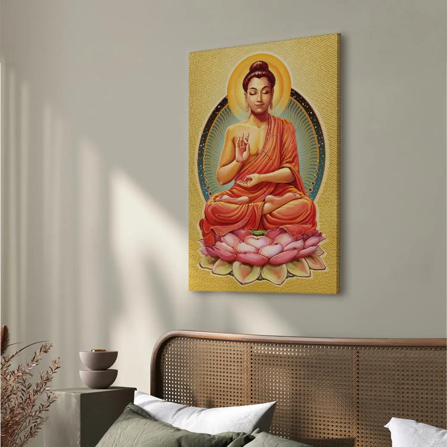 Quadro La pace di Buddha verticale - Zen - bimago