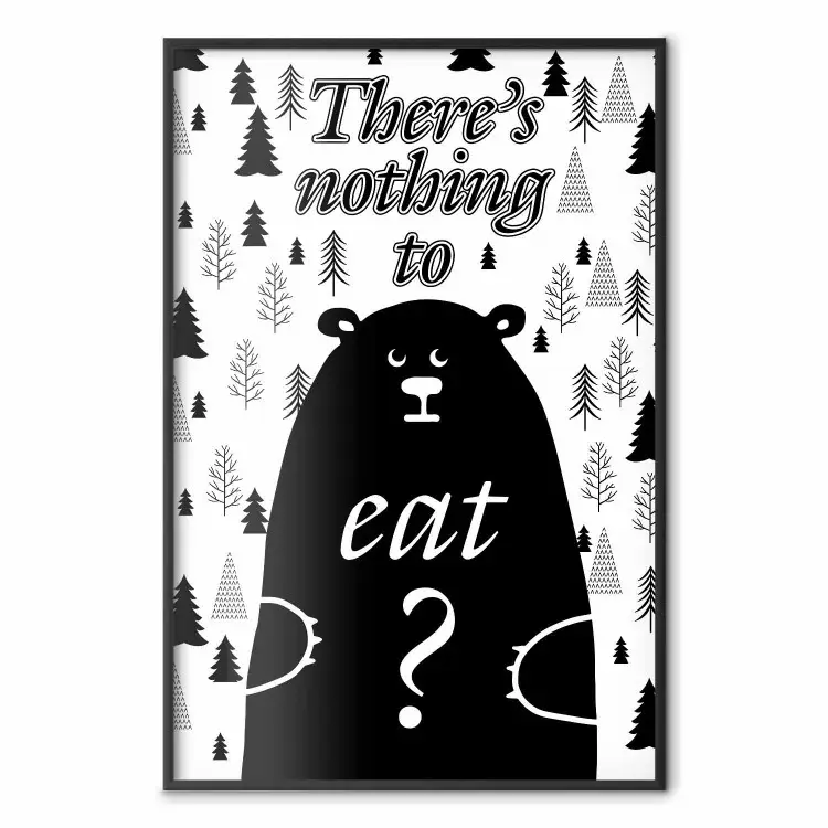 Niente da mangiare? - motivo animale in B/N