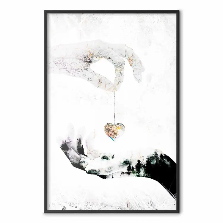 Dichiarazione d'amore - modello romantico cuore