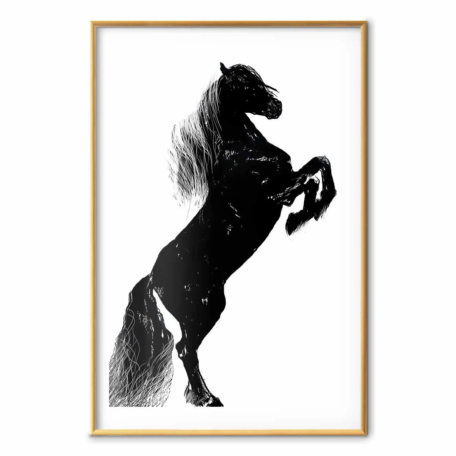simpatico cavallo bianco da bambino