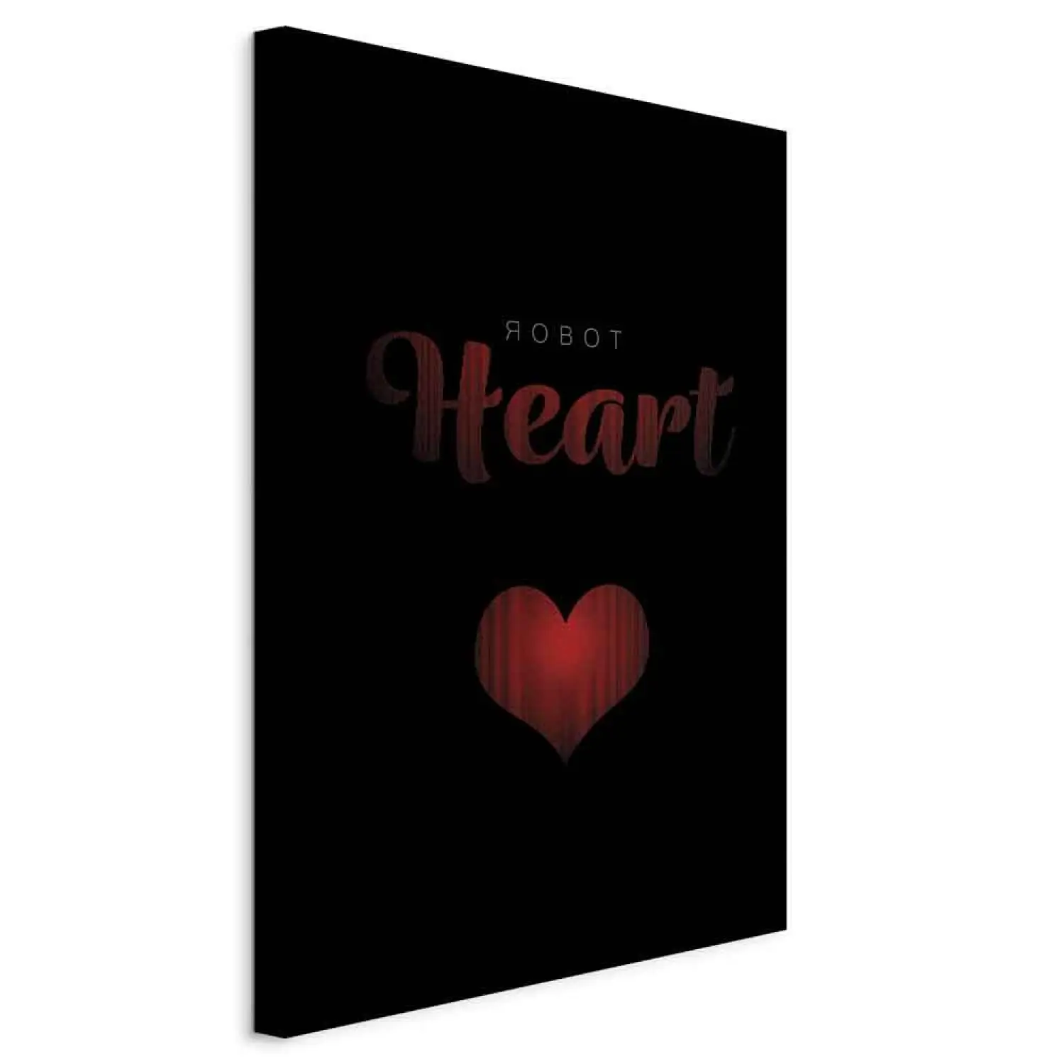 QUADRETTO CUORE IN LEGNO BIANCO DECORATO SCRITTA TI AMO 15 CM