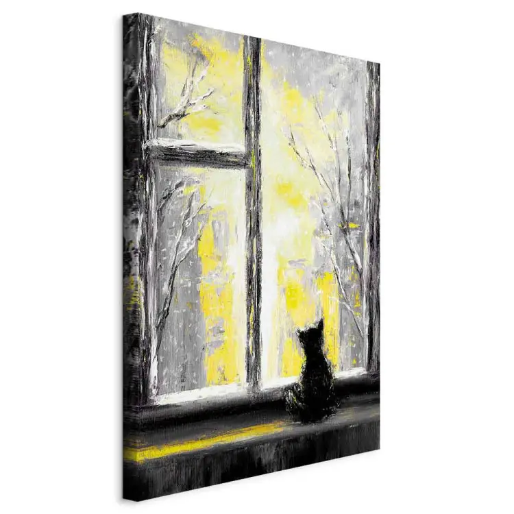 Gattino desideroso verticale giallo