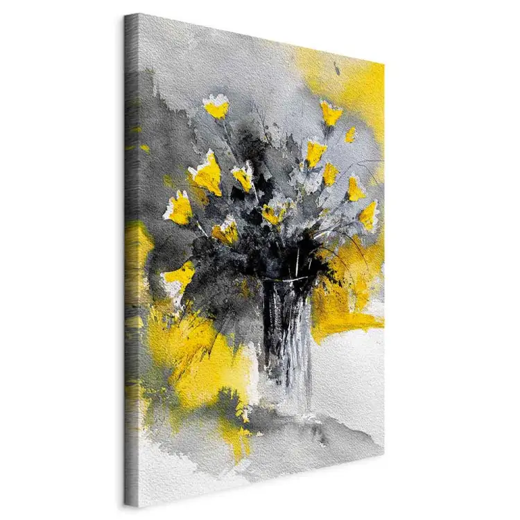 Bouquet di colori verticale giallo