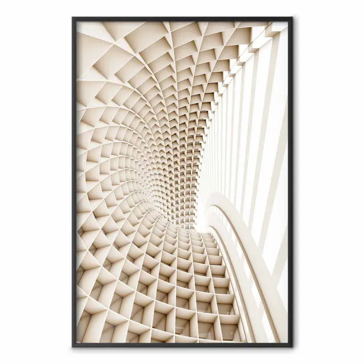 Telemark - tunnel astratto 3D e texture chiara
