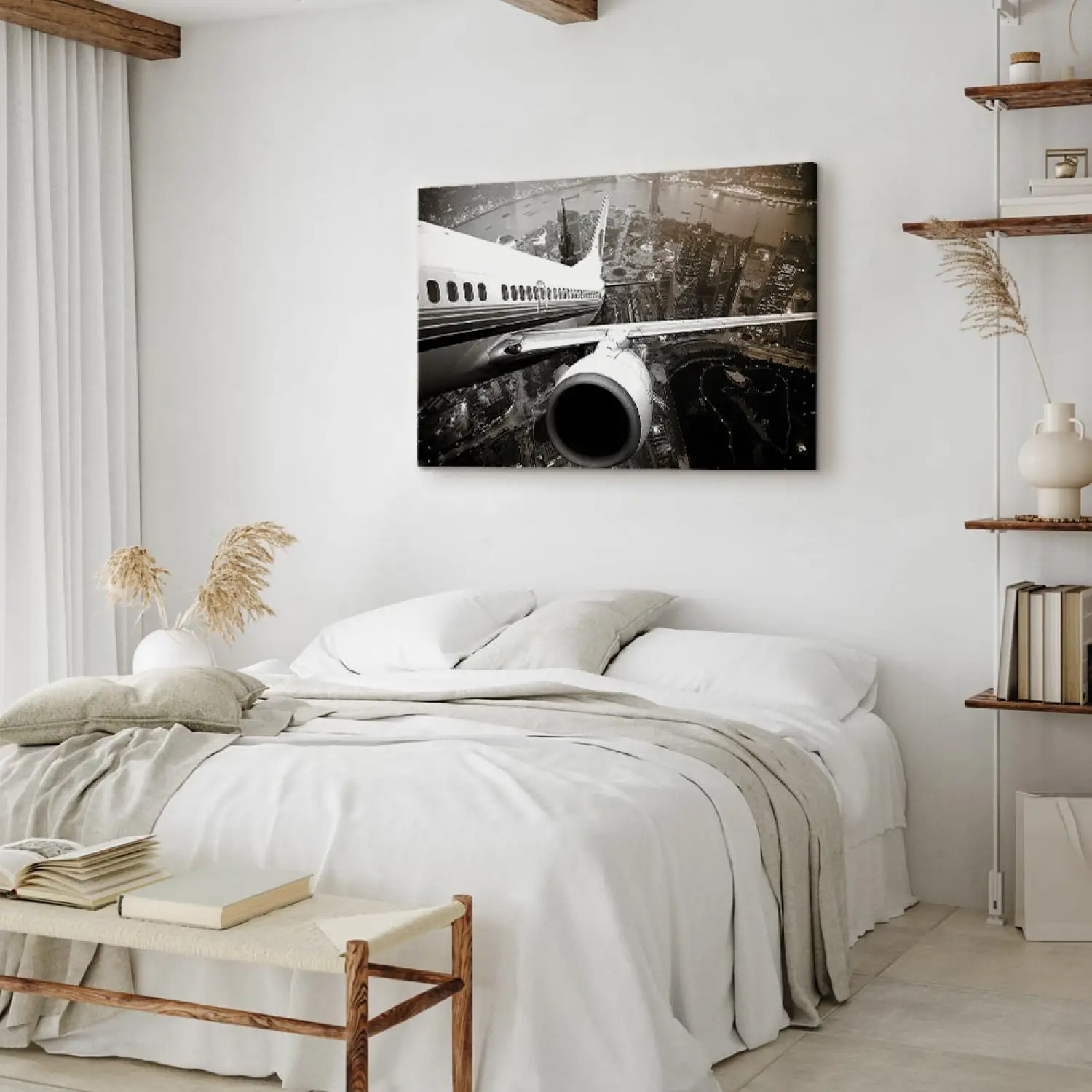 bestpricepictures 160 x 80 cm Quadro su Tela Spiaggia 5517-SCT - Stampa/Disegno/Immagine Pronto da Appendere