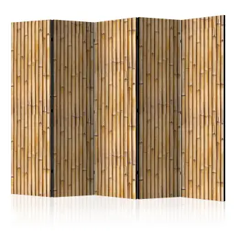 Paravento orientale in legno Saraswati, 200 x 180 cm, colore marrone, divisorio indiano come divisorio o decorazione in camera o privacy in giardino, terrazza o balcone