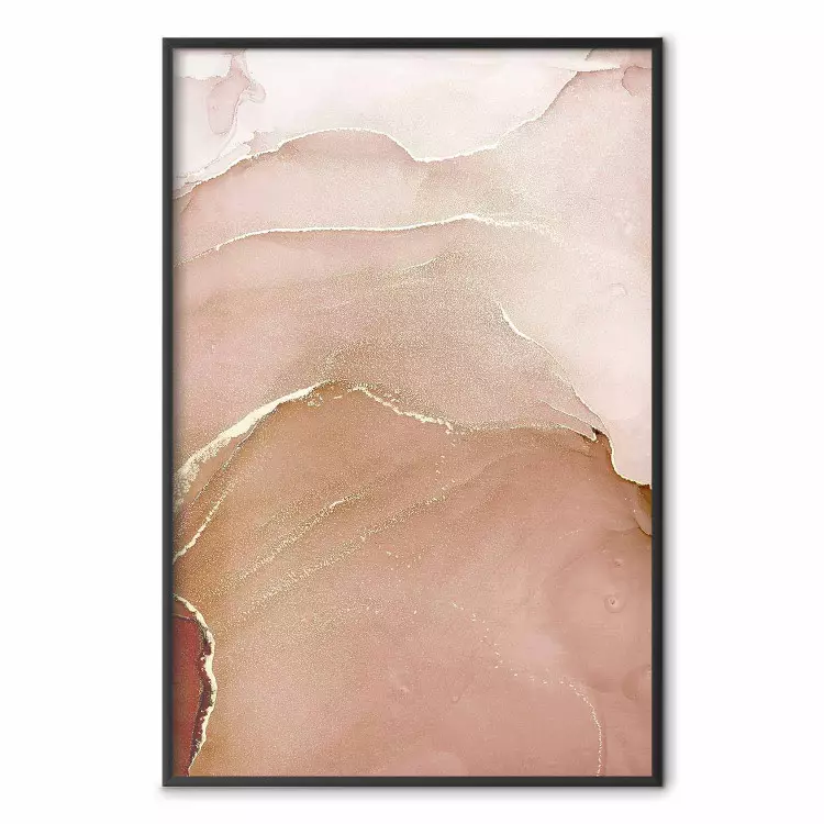 Soffio luccicante - texture astratta di sabbia arancione