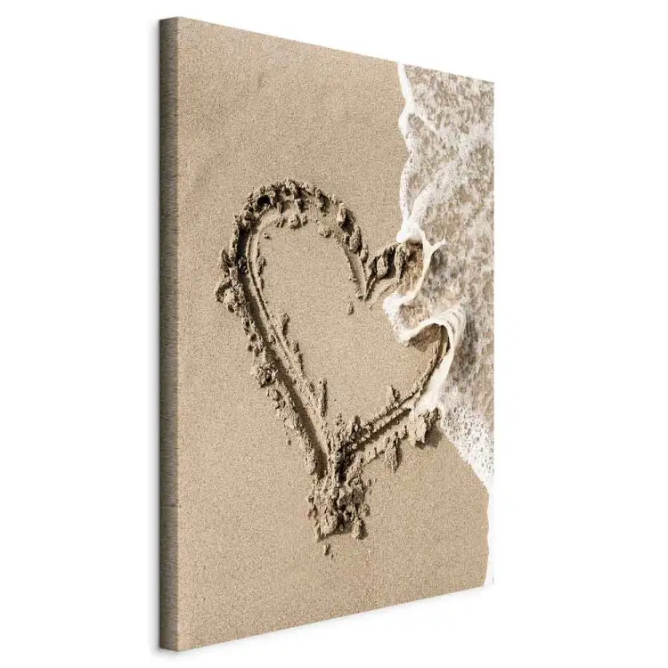 Onda d'amore - cuore spiaggia