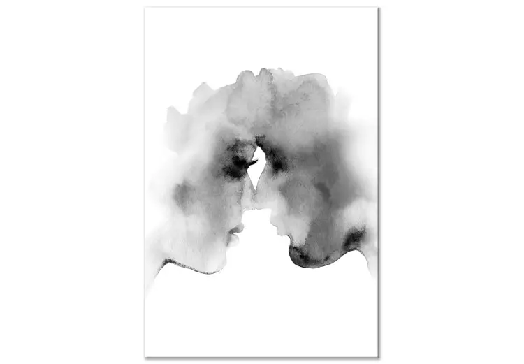 Pensieri sfocati (1-pezzo) verticale - bacio in stile acquerello