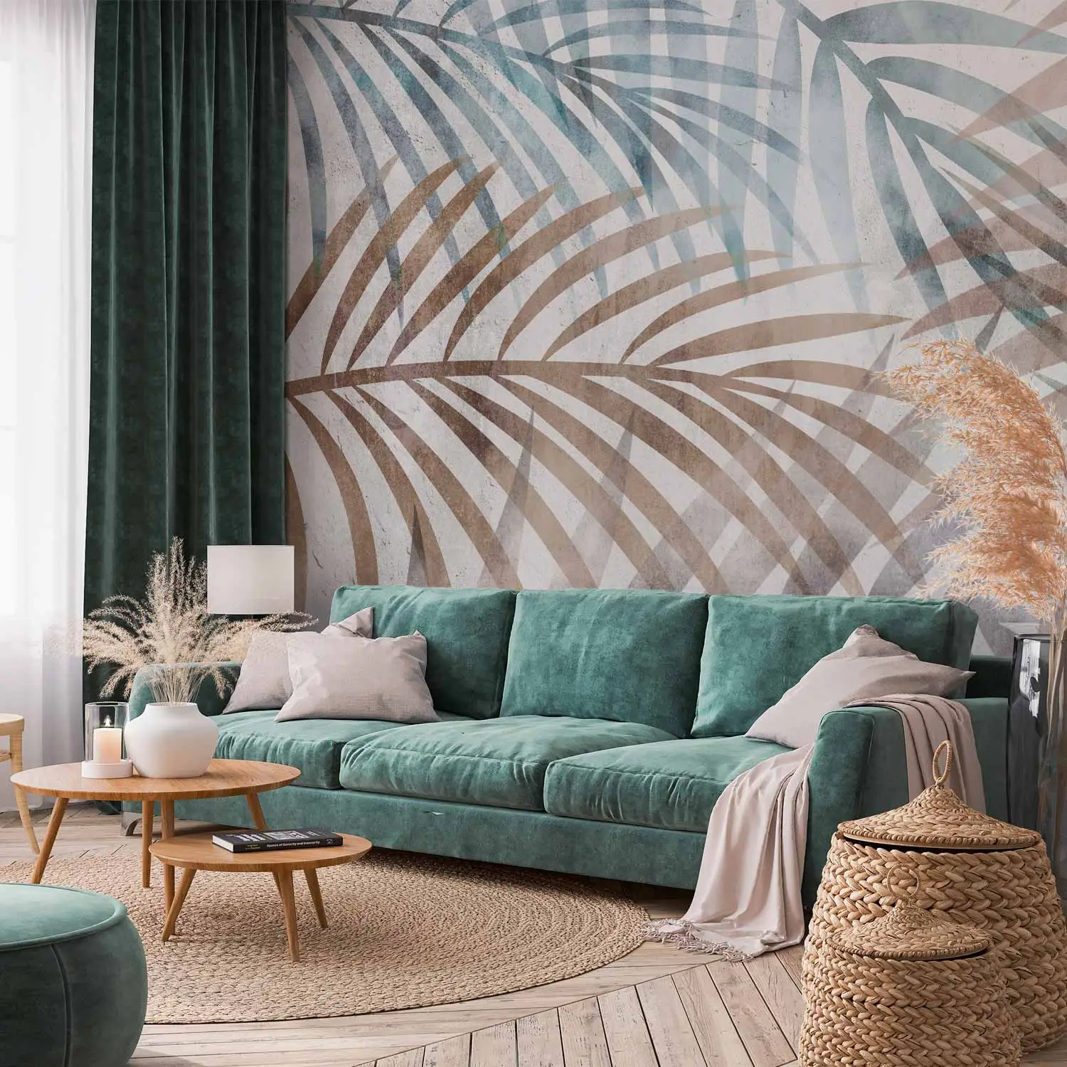 Carta da parati moderna Composizione soleggiata Paesaggi bimago