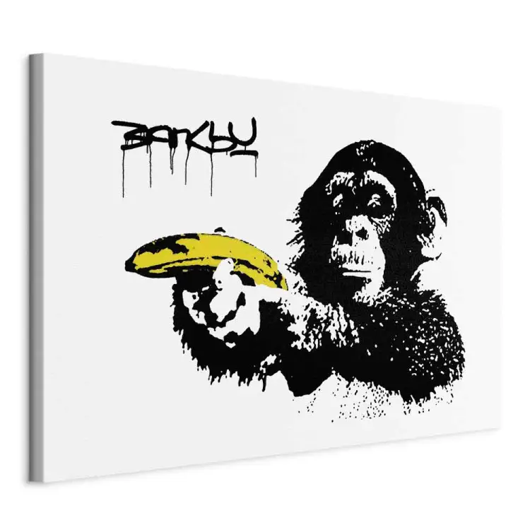 Banksy: Scimmia banana largo