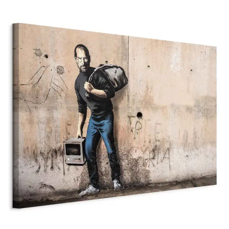 Steve - street art figura Steve Jobs