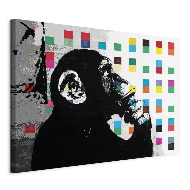 Banksy scimmia pensante