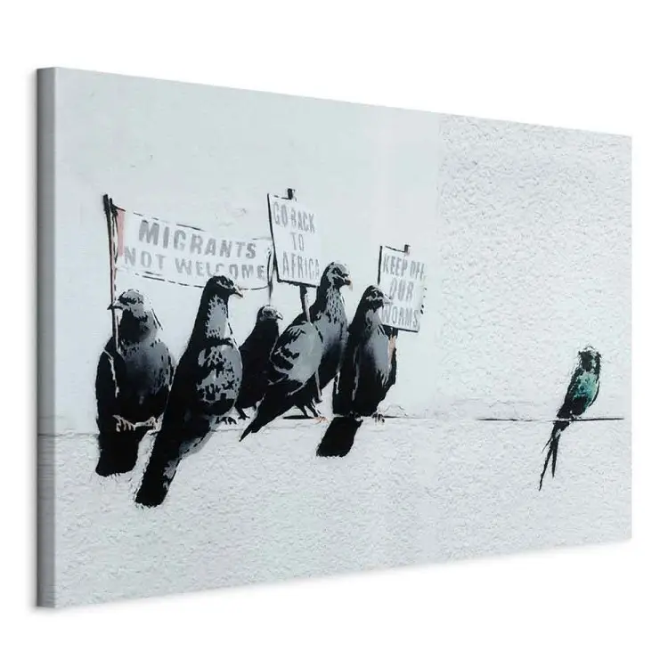 Banksy uccelli di protesta