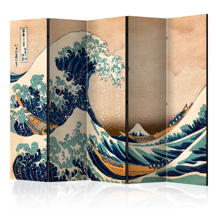Hokusai: Grande onda a Kanagawa Riproduzione II - acqua