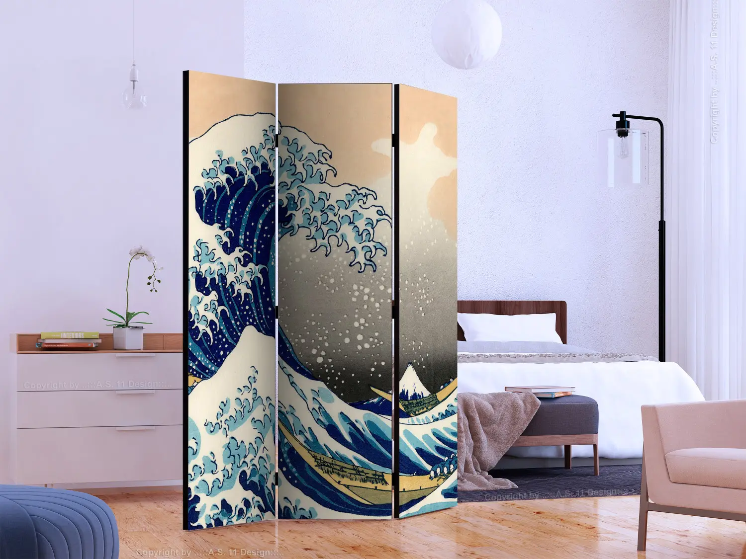 Arazzo Psichedelico Con Foresta Di Funghi: Decorazione Rave Reattiva