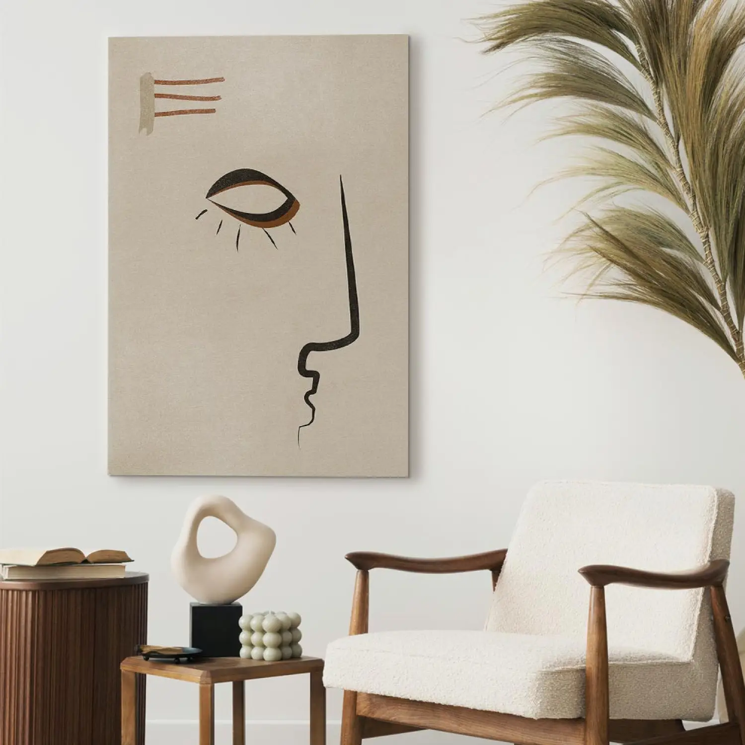 dipinto su tela astratto 30x40 con cornice za005