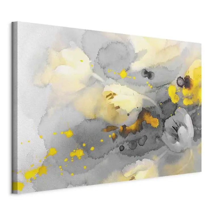 Tempesta di fiori colorati largo - piante astratte