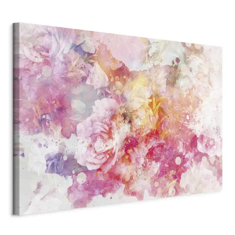 Esplosione di fiori largo - astrazione di fiori rosa