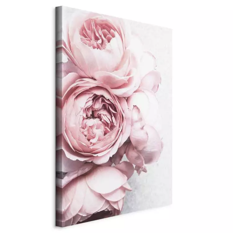Aroma di rose (1 pezzo) verticale - fiori rosa in stile boho