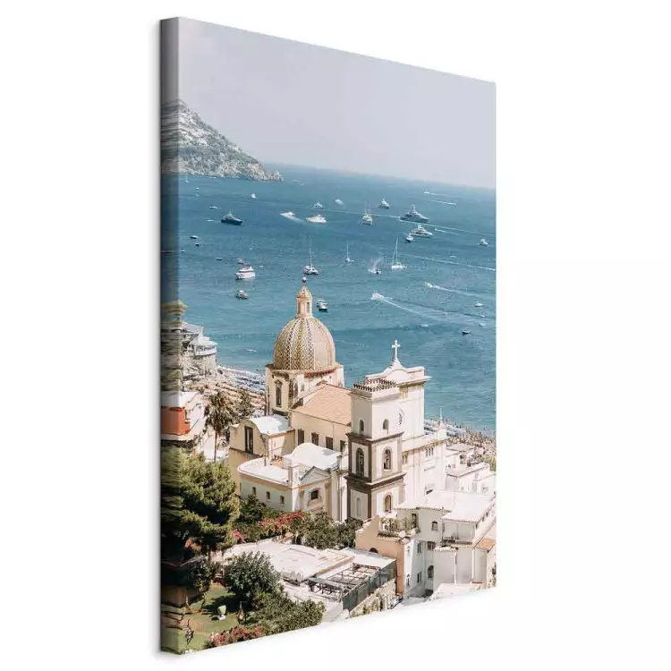 Vista dalla costa - Paesaggio marittimo con l'architettura italiana