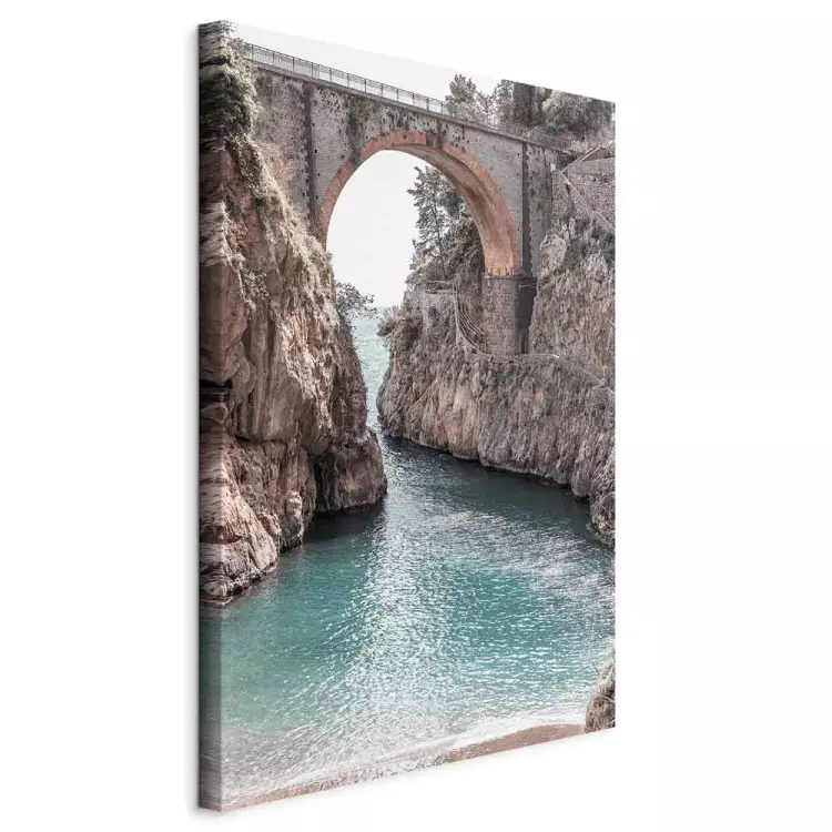 Ponte a Positano (1 pezzo) verticale - paesaggio italiano