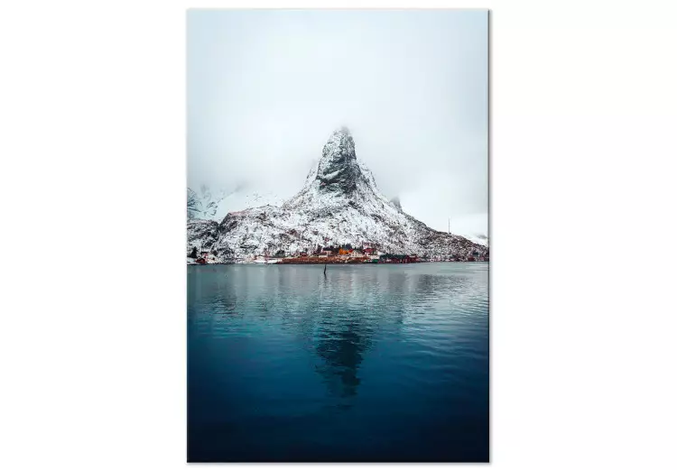 Identità bellezza (1 pezzo) - paesaggio invernale montagna acqua