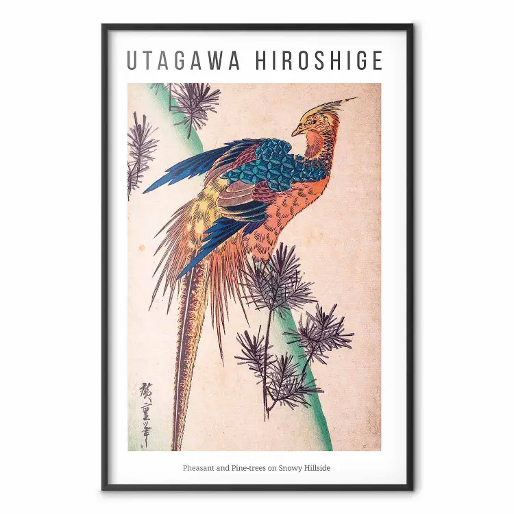 Hiroshige Utagawa - Fagiano e pino