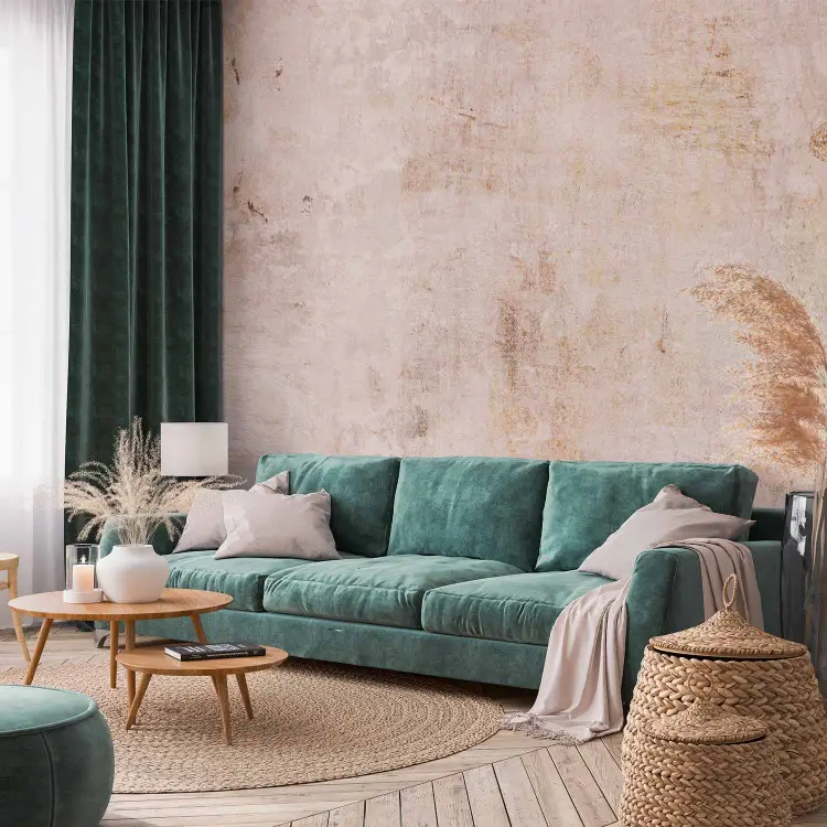 Scandi boho con texture - sfondo uniforme con disegno sabbia