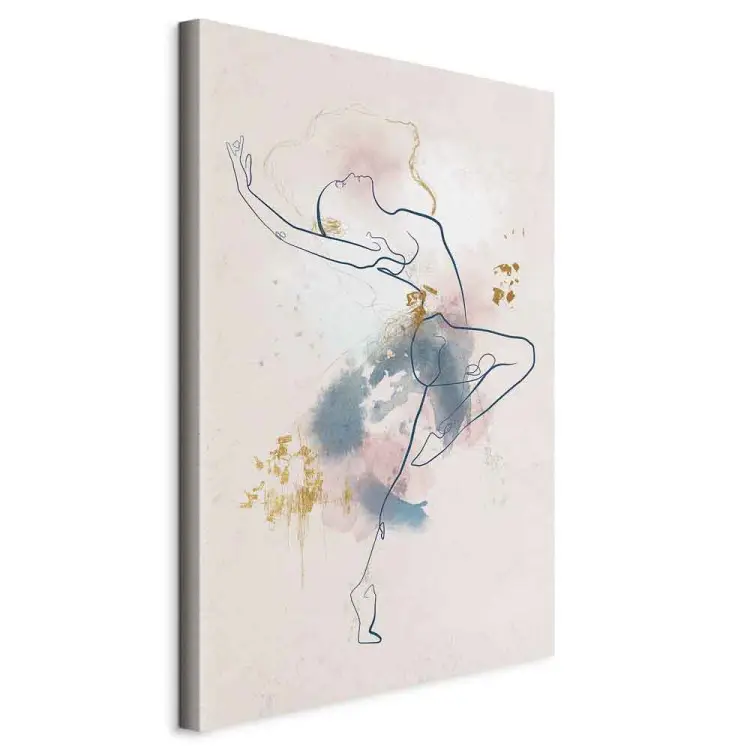 Bella ballerina - lineart acquerello donna balla