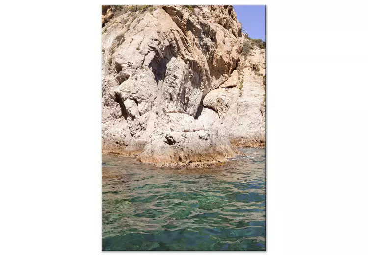 Rocce spagnole (1 parte) - paesaggio marino ai piedi di una scogliera