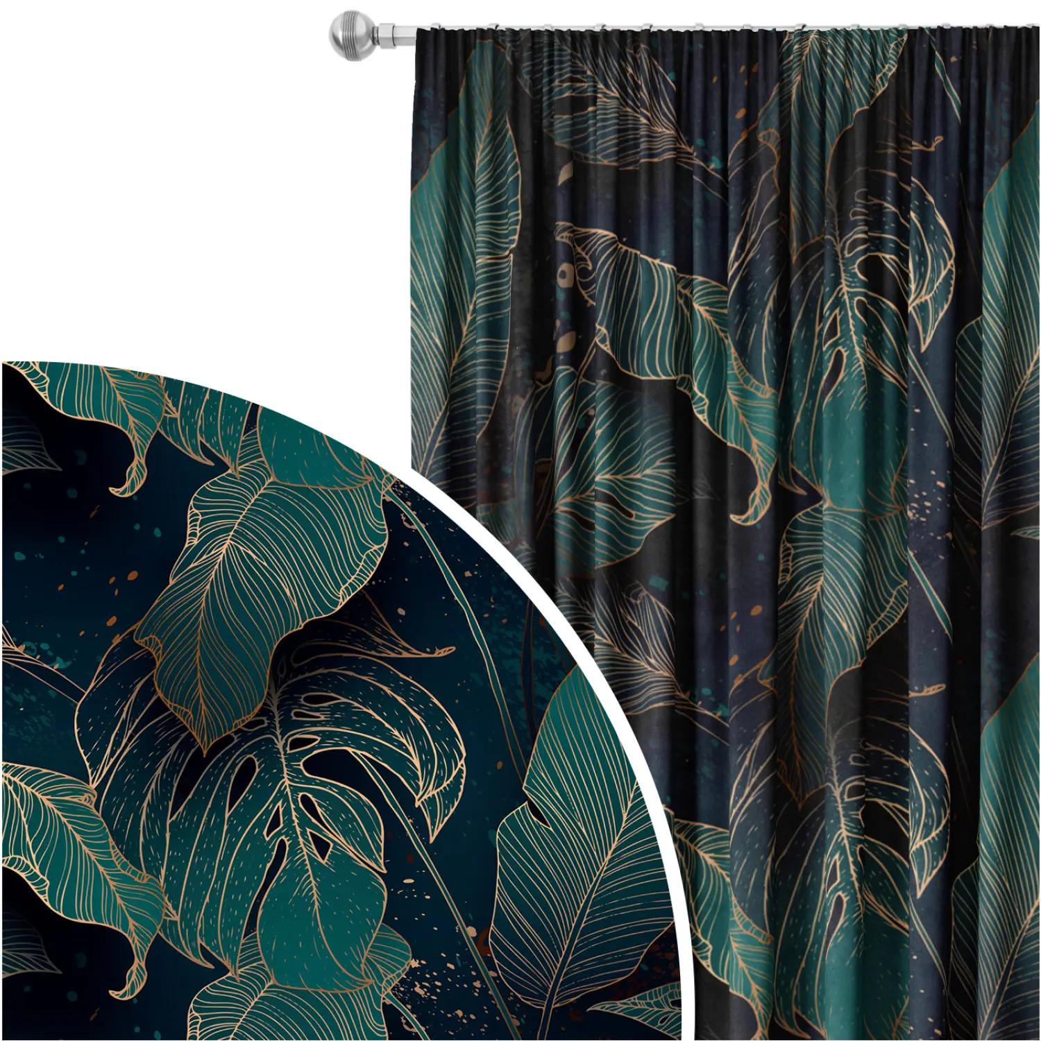 Tintincceer 180x180cm Blu Fiore Doccia Tenda Astratto Acquerello Pianta Fiore Bagno Tenda Asciugatura Rapida Poliestere Bagno Tenda Decorativa Primavera Estate Tende Botaniche Doccia