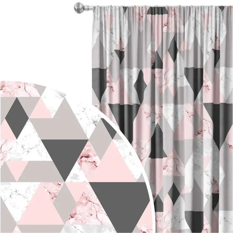 Triangoli polvere - minimalista rosa