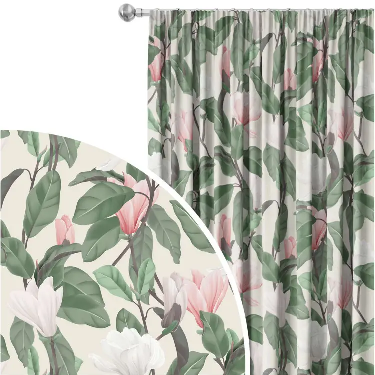 Delicate magnolie - delicato motivo floreale in stile cottagecore