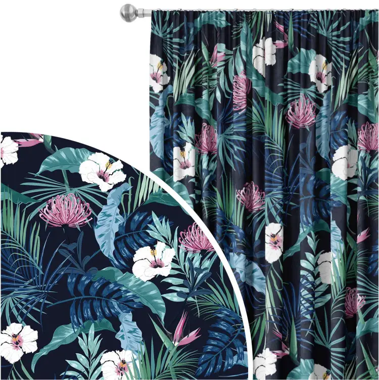 Giungla accogliente - composizione botanica di piante tropicali
