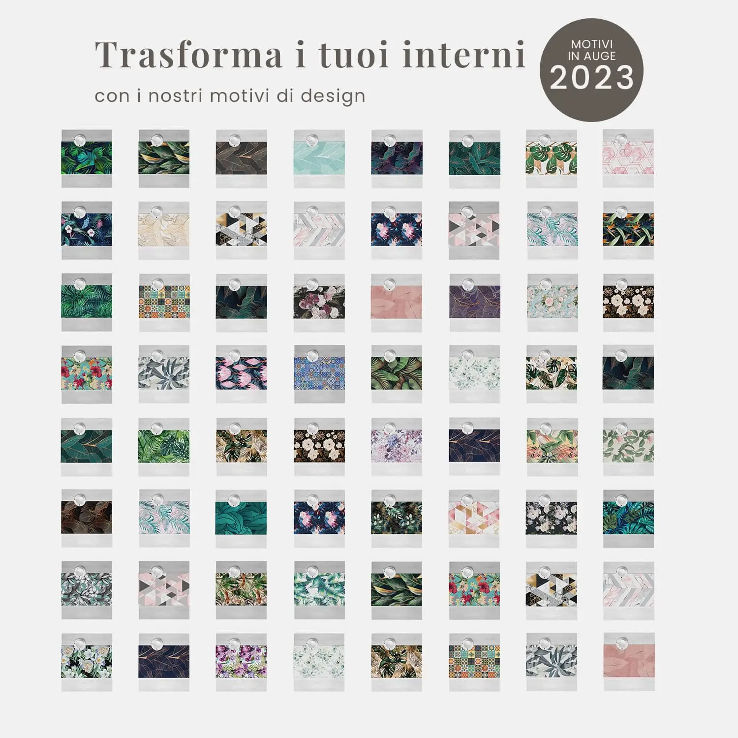 Runner da tavolo con fiori di campo primaverili ad acquerello: decorazione botanica - Italia