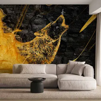 Zhadongli Art Arte della Parete Animale Selvatico Leone Tigre Tela Dipinto Nero Bianco Poster e Stampe Immagine Moderna per Soggiorno Decorazioni per la casa 40x50cm (16x20in) Con Cornice