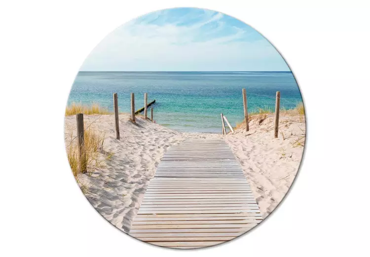 Ingresso della spiaggia - foto di mare e passerella in legno