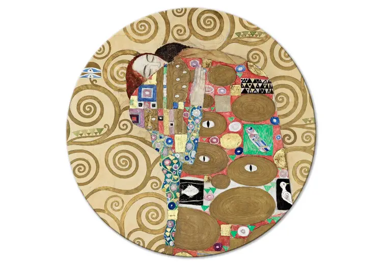 L'appagamento di Gustav Klimt - ritratto astratto di coppia