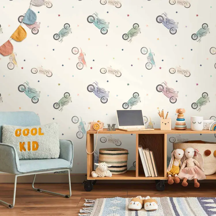 Decorazioni murali con camion da costruzione: decorazioni per la