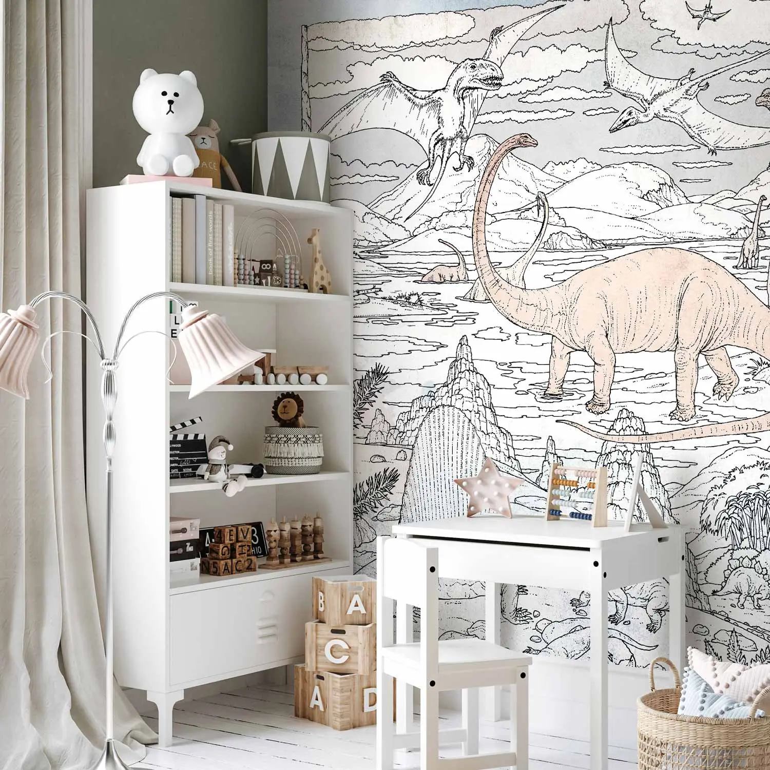 Pannello murale in PVC effetto legno per la decorazione d'interni