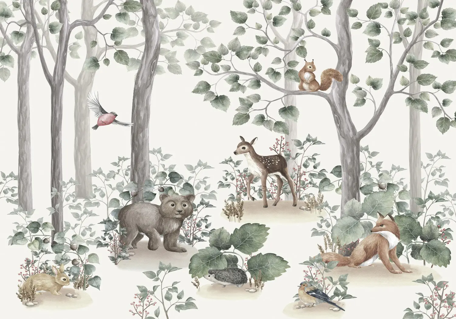 YEESAM ART Dipingere Con I Numeri Per Adulti E Bambini - Villa Nella Foresta 40x50 Cm Tela Lino Fai Da Te - 2