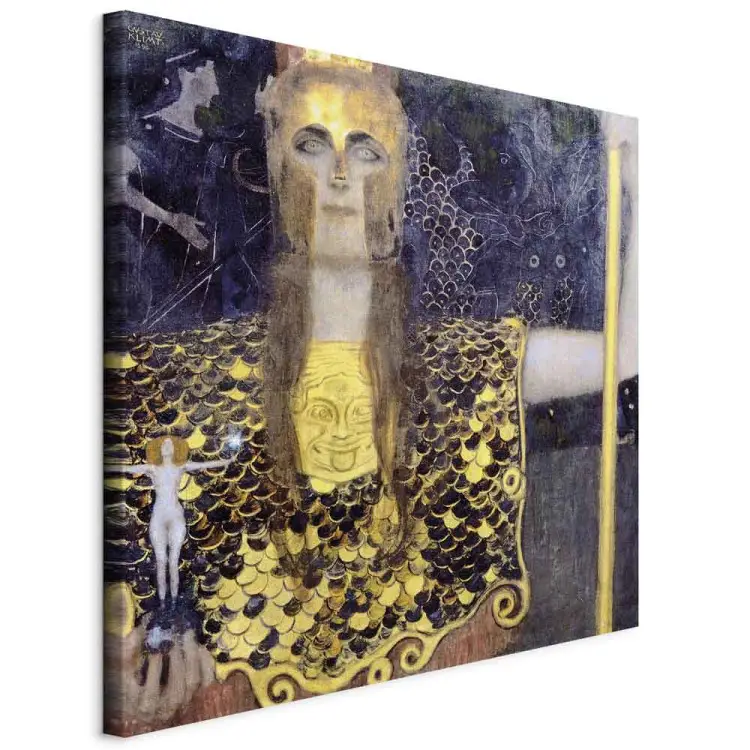 Tableau sur toile Gustav Klimt - Pallas Athéna