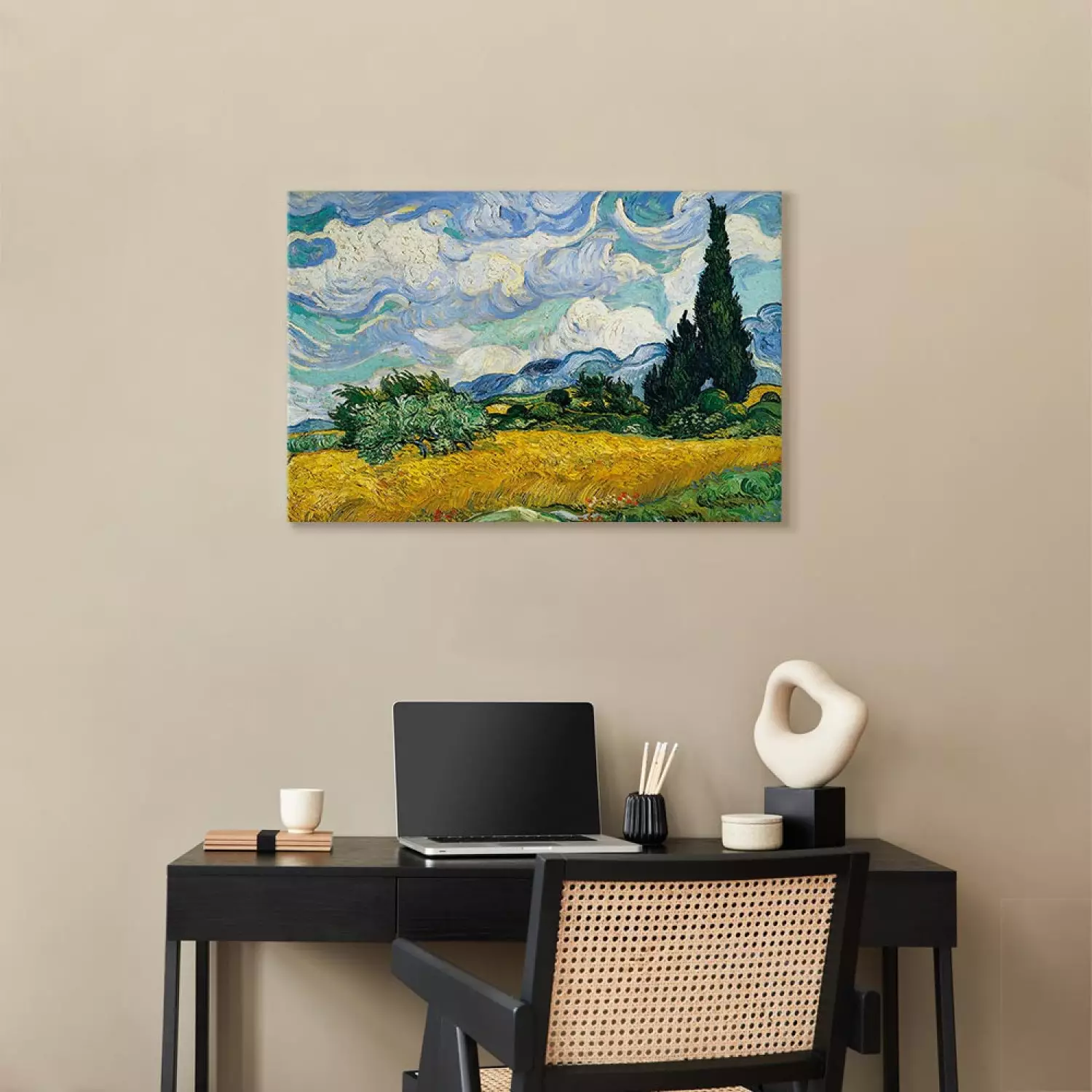 Set Tascabili Con Zip LOQI - Ispirati A Vincent Van Gogh, 3 Misure, Materiale Riciclato - Foto 3