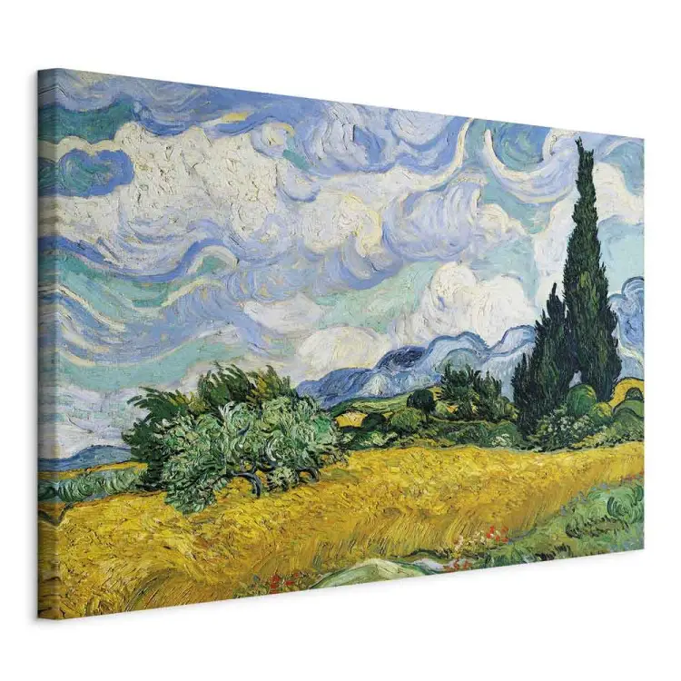 Vincent van Gogh - Campo di grano con cipressi
