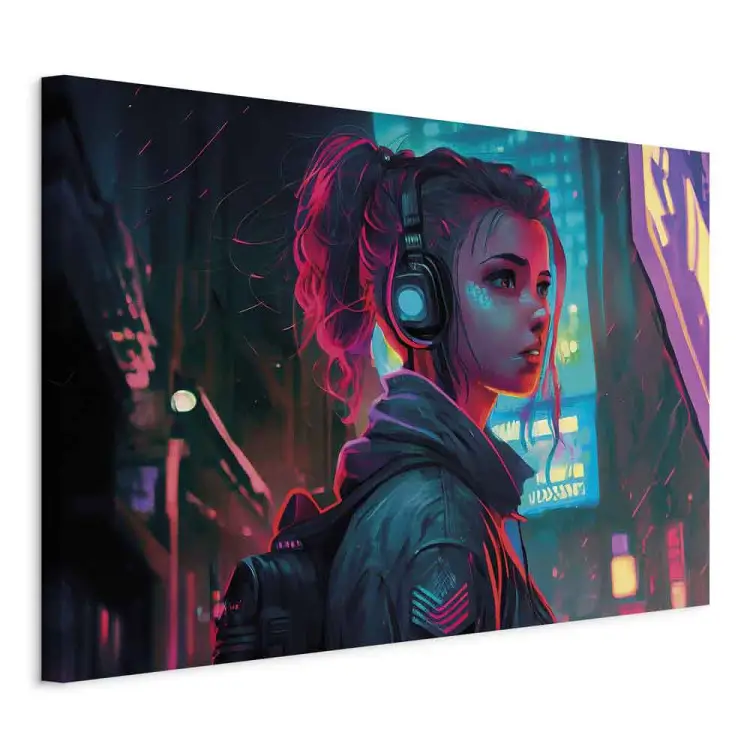 Screen girl - donna come personaggio di un gioco per computer
