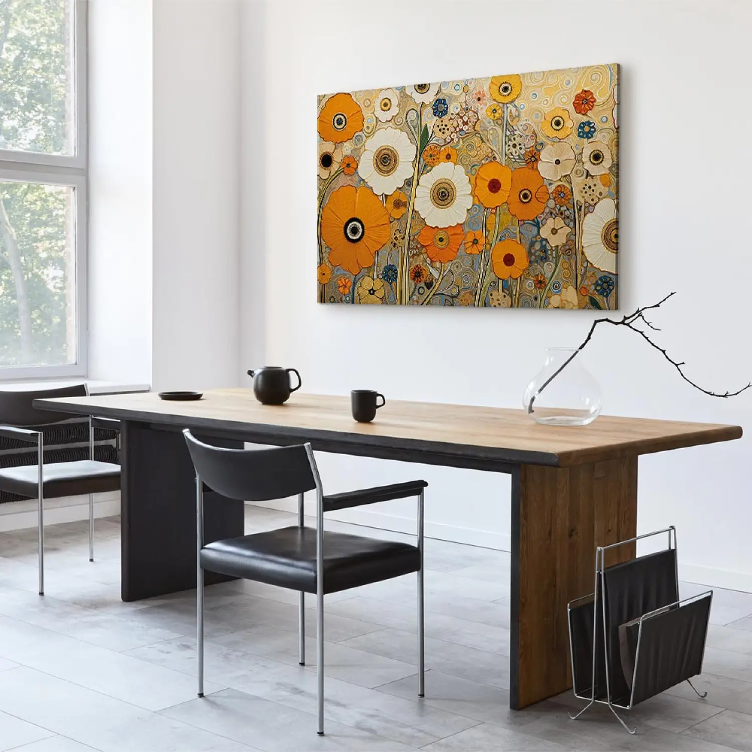 9 Tele Predisegnate Floreali HICOHAND – 20x25 Cm, Per Pittura Adatti A Feste E Principianti, Motivo Stampato Chiaro