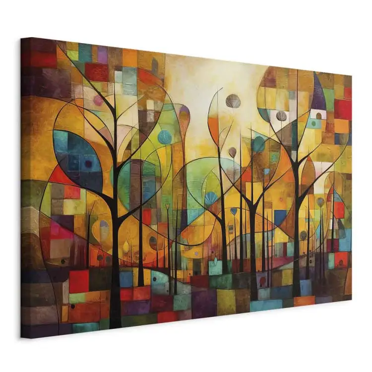 Foresta colorata - geometrico Klimt