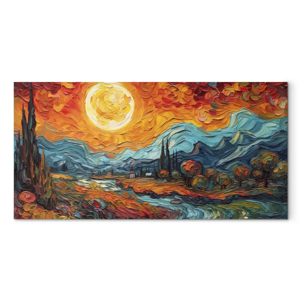 Instarry Diamond Painting 5D – Paesaggio Montagna Rocciosa – 80x40 Cm – Grande Formato